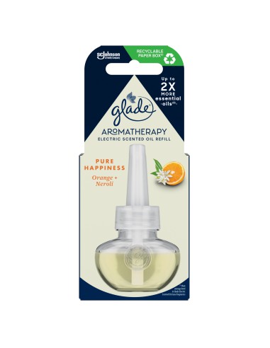 Zapas do odświeżacza powietrza Glade Aromatherapy Electric scented oil zapach Pure Happiness 20ml - Odświeżacze elektryczne