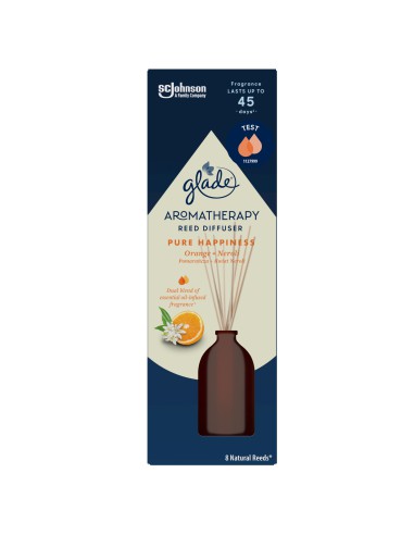 Patyczki zapachowe Glade Aromatherapy Reed Diffuser zapach Pure Happiness 80ml - Patyczki zapachowe