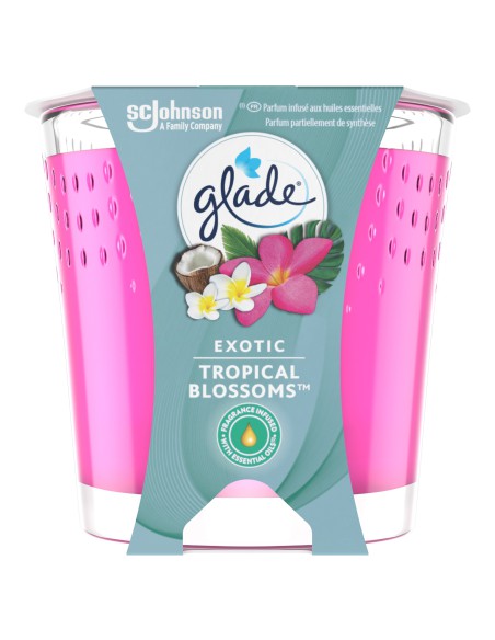 Świeca zapachowa Glade Exotic Tropical Blossoms 129g 5000204229097 3