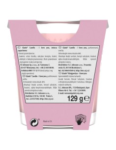 Świeca zapachowa Glade I love you 129g 5000204230505 2