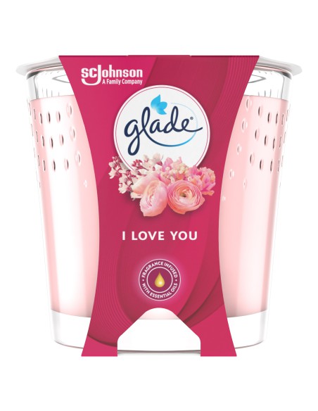 Świeca zapachowa Glade I love you 129g - Świece zapachowe Świeca zapachowa Glade I love you 129g 5000204230505 3