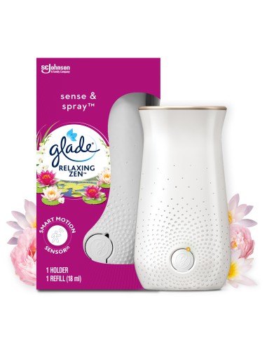 Automatyczny odświeżacz powietrza Glade Sense & Spray z wkładem Relaxing Zen 5000204075618 3