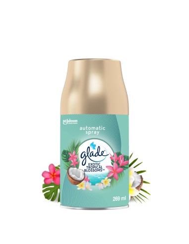 Wkład do odświeżacza powietrza Glade Automatic Spray o zapachu Exotic Tropical Blossoms 269ml 5000204157529