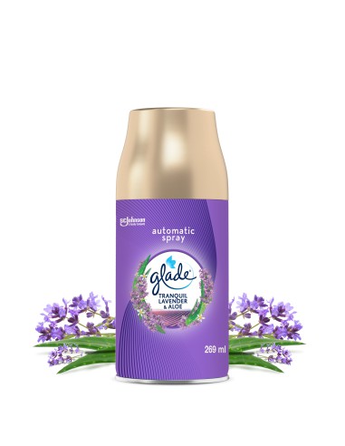 Wkład do odświeżacza powietrza Glade Automatic Spray o zapachu Calm Lavender & Jasmine 269ml - Odświeżacze automatyczne