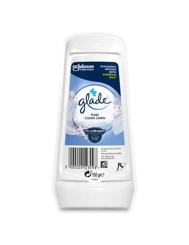 Odświeżacz powietrza w żelu Glade Pure Clean Linen 150g 5000204123098