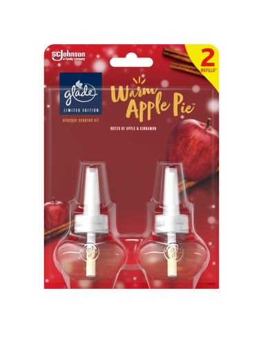 Podwójny wkład do elektrycznego odświeżacza powietrza Warm Apple Pie 2x 20ml 5000204318760