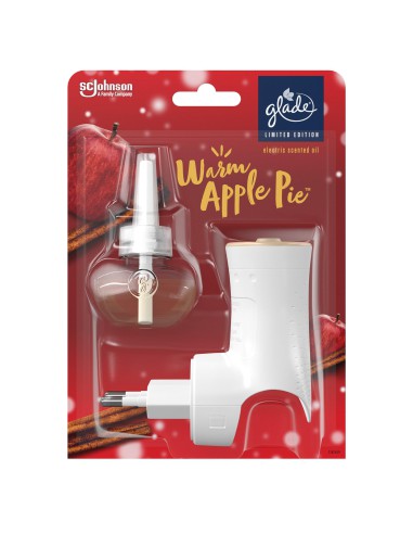 Elektryczny odświeżacz powietrza Glade Electric Scented Oil z wkładem Warm Apple Pie 5000204324525