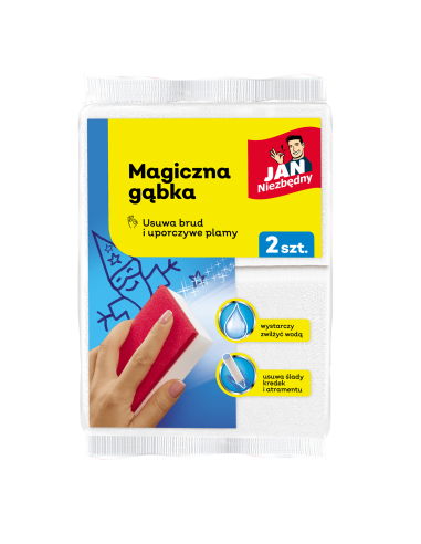 Magiczna gąbka do czyszczenia 2szt  Jan Niezbędny 5900536235417 3