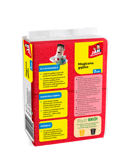 Magiczna gąbka do czyszczenia 2szt  Jan Niezbędny 5900536235417 2