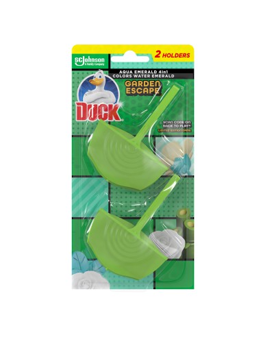 Zawieszki do WC barwiące wodę Duck Aqua Emerald Garden Escape 2x36g 5000204329971