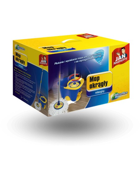 Okrągły mop rotacyjny Jan Niezbędny - Mopy i myjki Okrągły mop rotacyjny Jan Niezbędny 5900536302249
