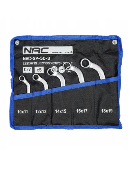 Zestaw kluczy oczkowych do pomp i rozruszników NAC SP-5C-S 10-19 mm 5902490787643 3