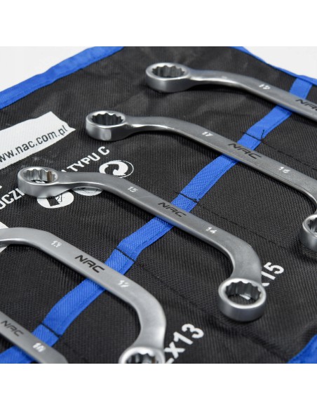 Zestaw kluczy oczkowych do pomp i rozruszników NAC SP-5C-S 10-19 mm 5902490787643 5