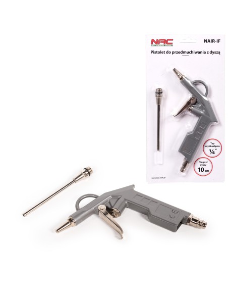 Pneumatyczny pistolet do przedmuchiwania z dyszą NAC NAIR-IF 5902490787537