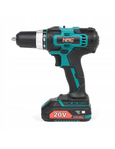 Solidna wiertarko-wkrętarka akumulatorowa NAC CDB2-40-S-LI-20V + funkcjonalny zestaw akcesoriów 5902490787476 4