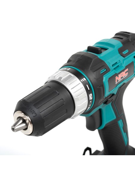 Solidna wiertarko-wkrętarka akumulatorowa NAC CDB2-40-S-LI-20V + funkcjonalny zestaw akcesoriów 5902490787476 5