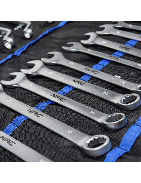 Duży zestaw 47 kluczy płasko-oczkowych NAC SP-47-S 5902490787612 9