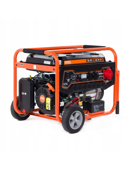 Mocny agregat prądotwórczy trójfazowy NAC GG-3P-50-ES-M-LN z elektrycznym rozrusznikiem 5902490783171 7