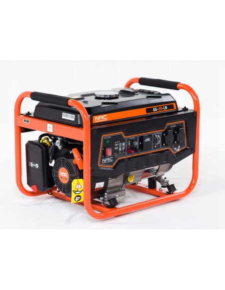 Przenośny agregat prądotwórczy NAC 2200W 196 CM³ AVR 2X230V AVR 5902490783140 6