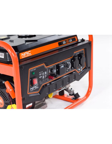 Przenośny agregat prądotwórczy NAC 2200W 196 CM³ AVR 2X230V AVR 5902490783140 8