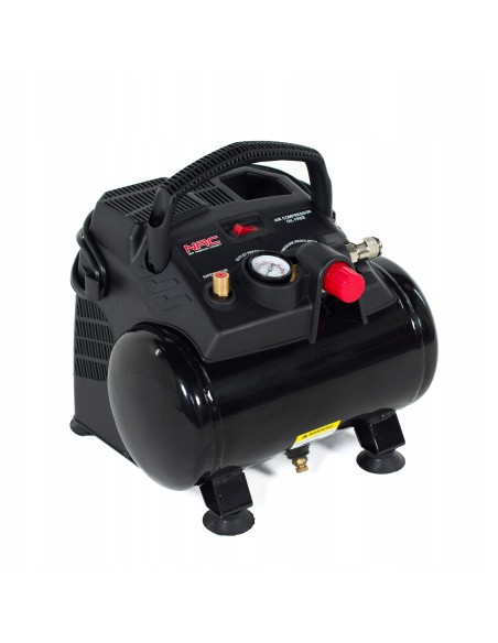 Kompaktowy kompresor bezolejowy NAC OFC-6-12-K-GT z zestawem akcesoriów pneumatycznych 5902490743168 3