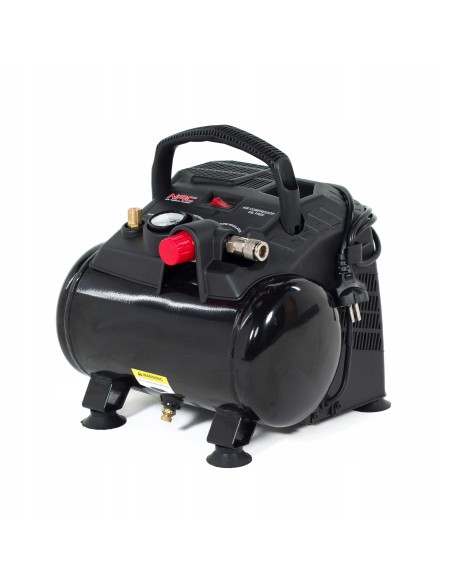 Kompaktowy kompresor bezolejowy NAC OFC-6-12-K-GT z zestawem akcesoriów pneumatycznych 5902490743168 6