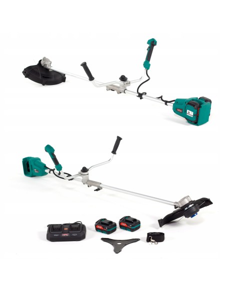 Solidna kosa akumulatorowa NAC 20V BKB-2B40-LI-2x20V + 2 x akumulator + ładowarka 5900607539772