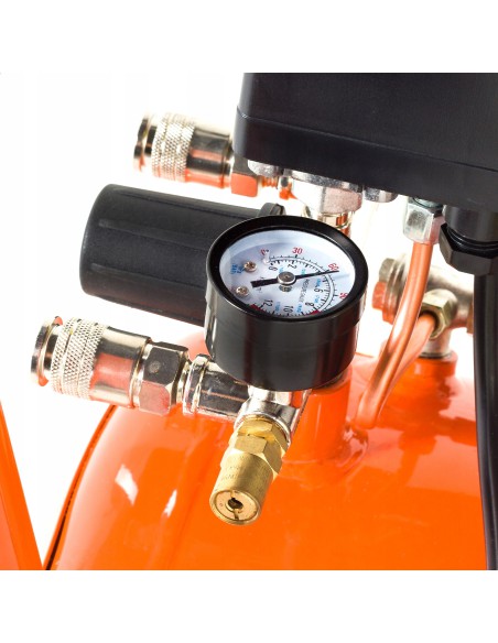 Wydajny kompresor olejowy NAC OLC-24-15-K-OW 1500W + zestaw akcesoriów 5900607534555 8