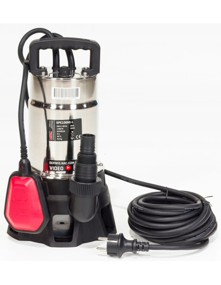 Funkcjonalna pompa zatapialna do brudnej wody NAC SPE100HI-L 1000W 5902490742611 4