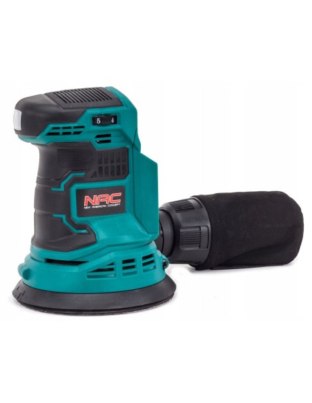 Bezprzewodowa szlifierka mimośrodowa NAC OS-125-LI-20V korpus 5902490740129