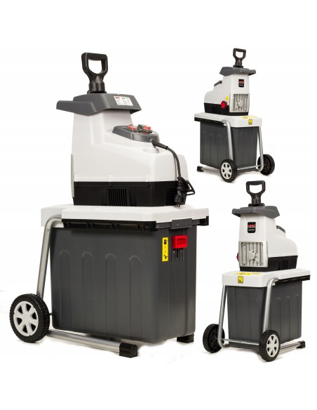 Wysokiej jakości rozdrabniacz do gałęzi NAC SHE280S-BOX-G elektryczny, z frezowym systemem rozdrabniania 5902067856109