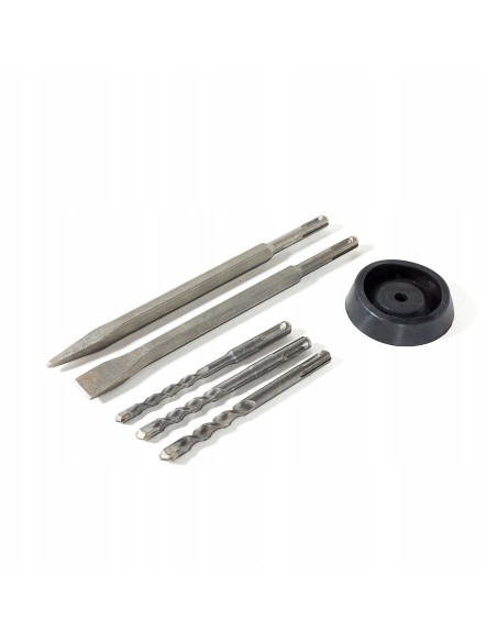 Młot udarowo-obrotowy NAC HE90-LD 900W z systemem mocującym SDS plus 5900607534494 4