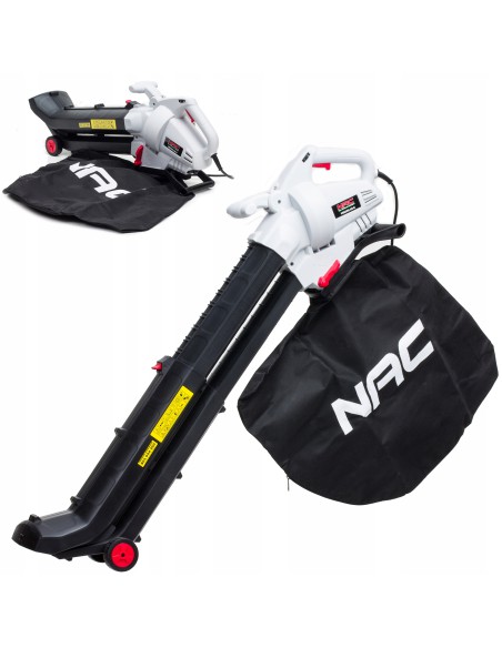 Kompaktowy odkurzacz elektryczny ogrodowy dmuchawa NAC VBE300-AS-G 5902067855959 2