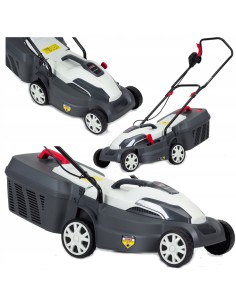 Wydajna kosiarka elektryczna NAC LE14-34-PB-KC 1400W z zabezpieczeniem termicznym 5902067856390