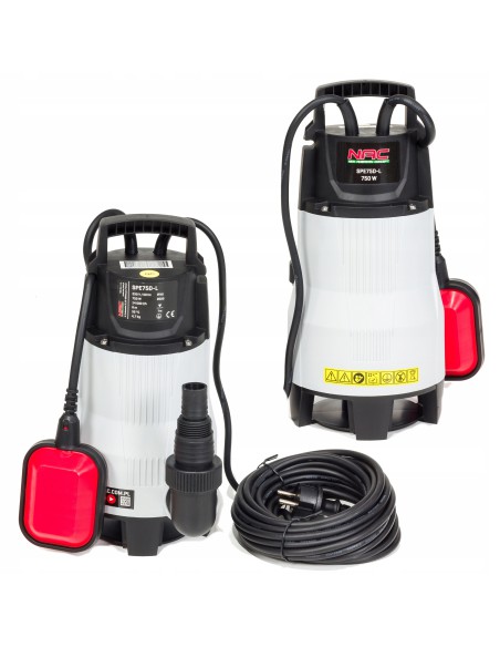 Wydajna pompa ogrodowa NAC SPE75D-L 750 W, wydajność 14000 l/h 5902490742581