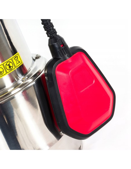 Wytrzymała pompa zatapialna do brudnej wody NAC SPE75INOX-L 750W 5902490742628 3