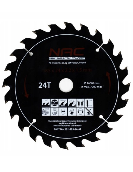 Mocna tarcza widiowa NAC SB1-185-24-AT 5907510482126