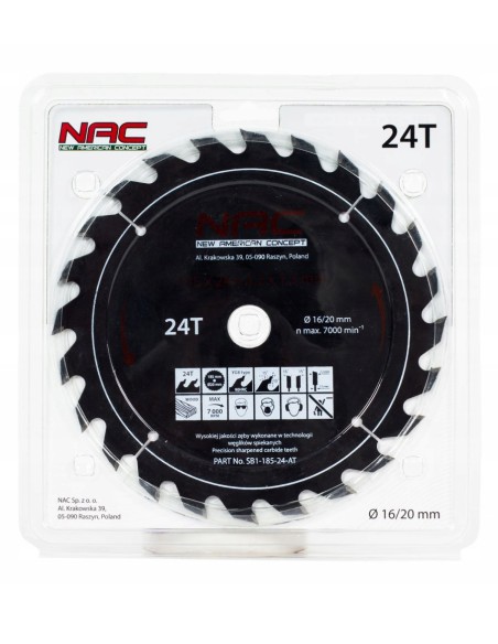 Mocna tarcza widiowa NAC SB1-185-24-AT 5907510482126 3