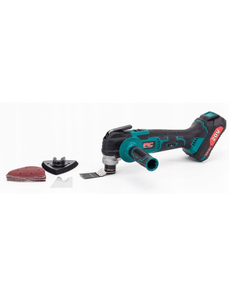 Wielofunkcyjne narzędzie oscylacyjne akumulatorowe NAC MT-LI-ST-20V z akumulatorem 2Ah i ładowarką 5902490747234 6