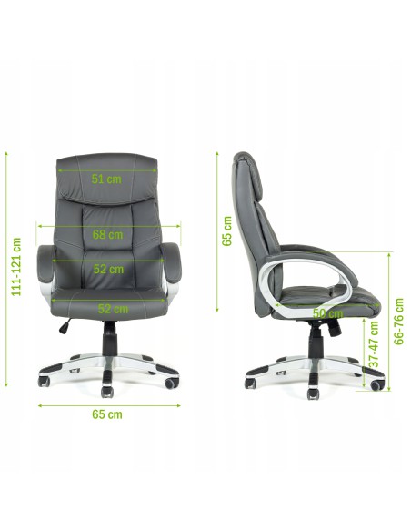 Solidny fotel obrotowy Meven 5900607538836 2