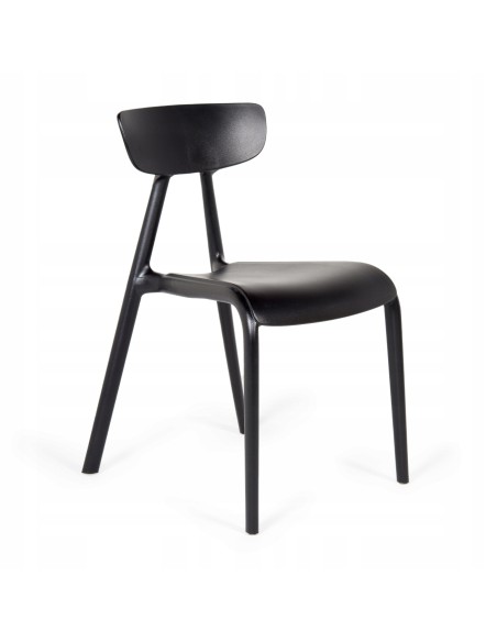 Nowoczesne krzesło skandynawskie MARCO Meven czarne 5902490787377