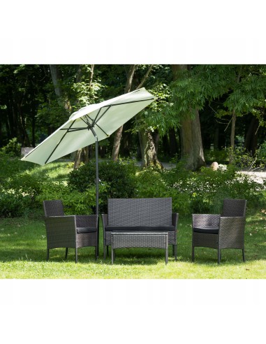 PARASOL OGRODOWY PLAŻOWY ŁAMANY ŚR.210 ECRU 5902490786868 4