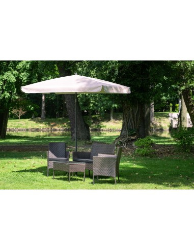 PARASOL OGRODOWY PLAŻOWY ŁAMANY 210X140 CM BEŻOWY 5902490786646 3