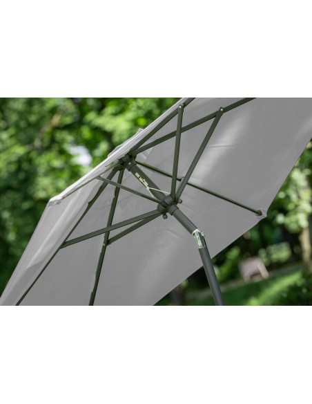 PARASOL OGRODOWY PLAŻOWY ŁAMANY ŚR.270 CM SZARY 5902490786738 7