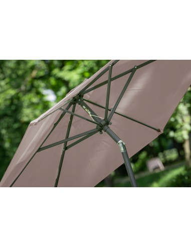 PARASOL OGRODOWY PLAŻOWY ŁAMANY ŚR.270 CM MOKKA 5902490786745 6