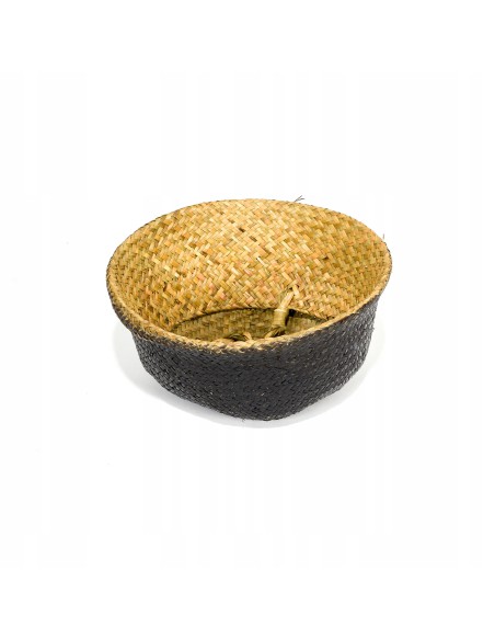 Boho kosz z trawy morskiej Meven 30×30×13/26 cm - Kosze i osłonki Boho kosz z trawy morskiej Meven 30×30×13/26 cm 5902490743441 3
