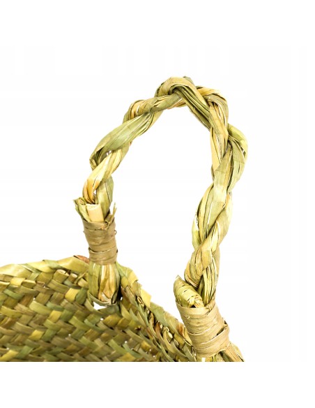 Jasny kosz z trawy morskiej BOHO NATURAL Meven 25 × 25 × 12/24 cm 5902490743397 4