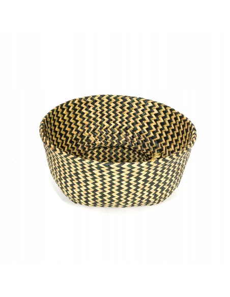 Uniwersalny kosz z trawy morskiej BOHO CHECKERED Meven 25 × 25 × 12/24 cm 5902490743427 4