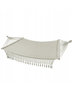 Komfortowy hamak bujak ogrodowy Bluebay Sun Meven beżowy, 200 × 150 cm 5900607534029