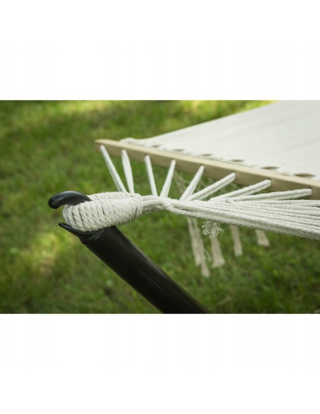 Komfortowy hamak bujak ogrodowy Bluebay Sun Meven beżowy, 200 × 150 cm 5900607534029 4